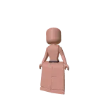Woman Thin Blocky