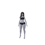 Model Doll Woman - Colorable
