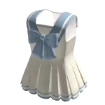 🍀Summer Sailor Dress (Sky Blue)