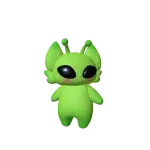 Mini Alien Cat Plushie