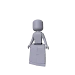 Woman Slim Blocky
