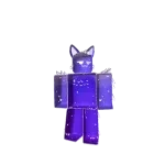 Fluffy Space Cat {Purple}