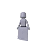 Woman Faceless Slim Blocky