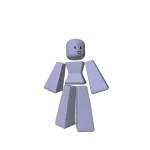 Stylized Blocky Woman