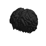 Curly Afro - Black