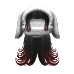 SPECIAL - Long emo layered hair w/ Bunny Beanie