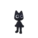 Mini Black Cat HD [Eyes Recolorable]