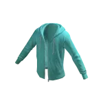 Zip Hoodie - Teal