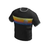 Striped T-Shirt - Black 