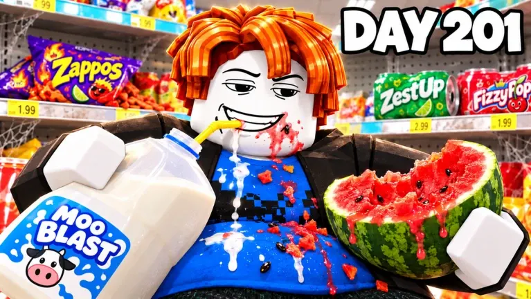 Eat Everything In A Grocery Store