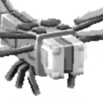 GIANT Silver Dragonfly