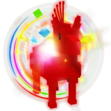 Rainbow Show Pony