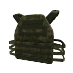 спереди