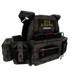 спереди