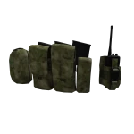 спереди