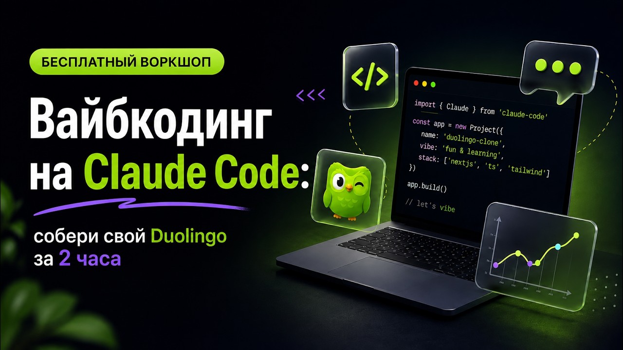 Вайбкодинг на Claude Code: собери свой Duolingo за 2 часа