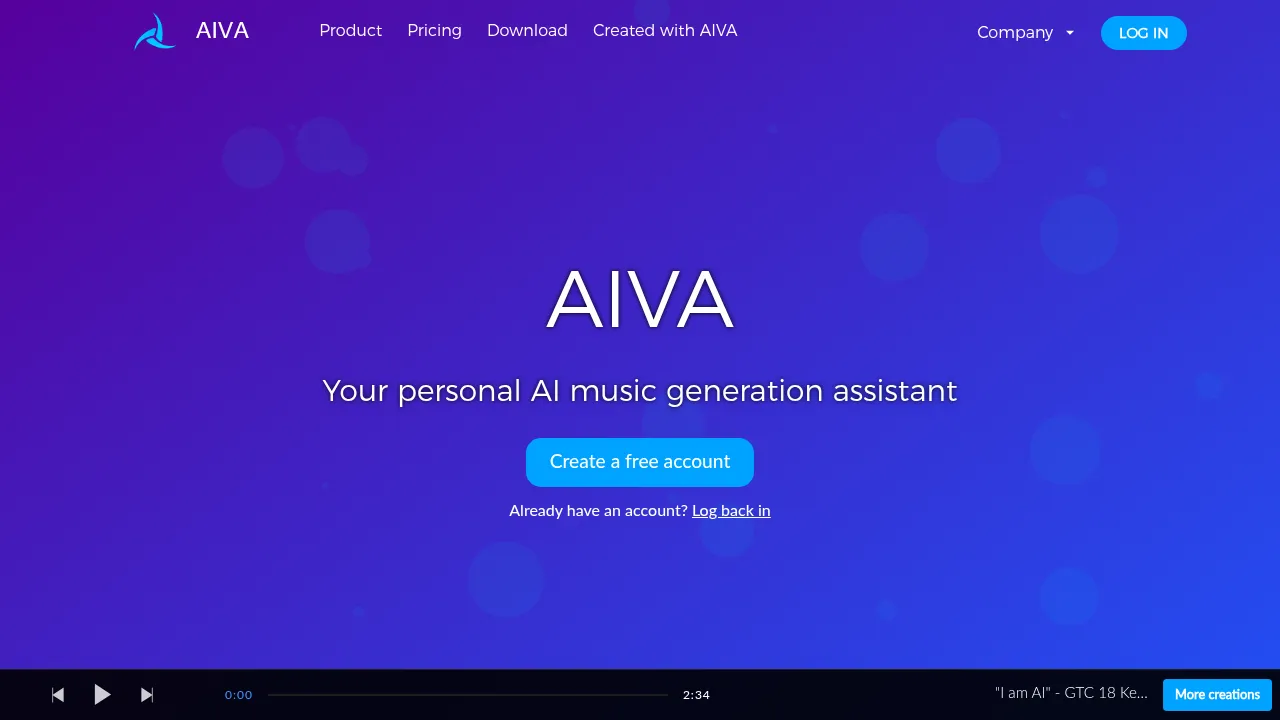 Главная AIVA
