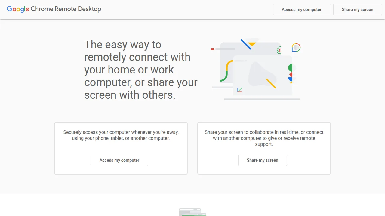 Главная Chrome Remote Desktop: доступ к своему компьютеру и демонстрация экрана
