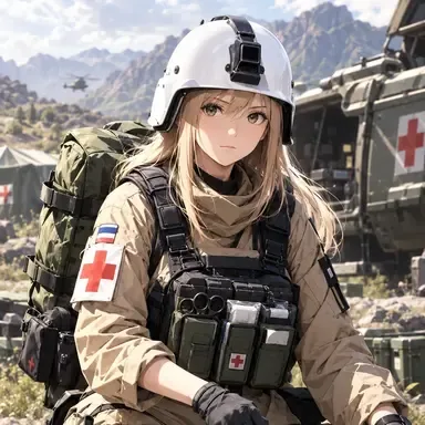 Елена, военный медик — персонаж CrushOn