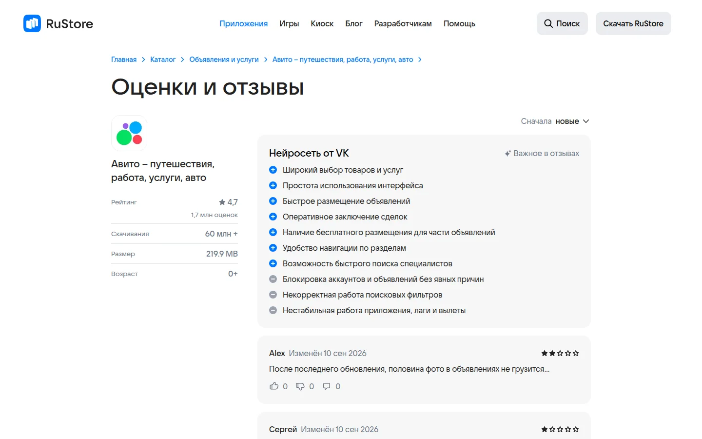 Авито Работа — профиль и возможности