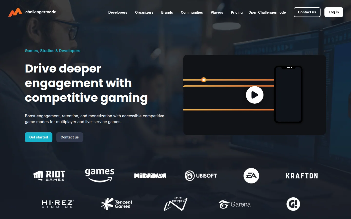 Challengermode — управление соревнованием