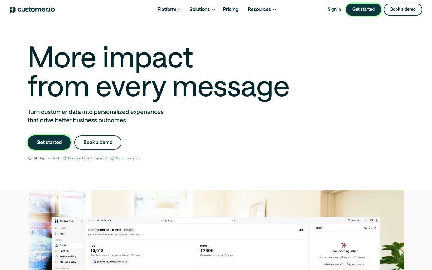 Customer.io для событийных сообщений