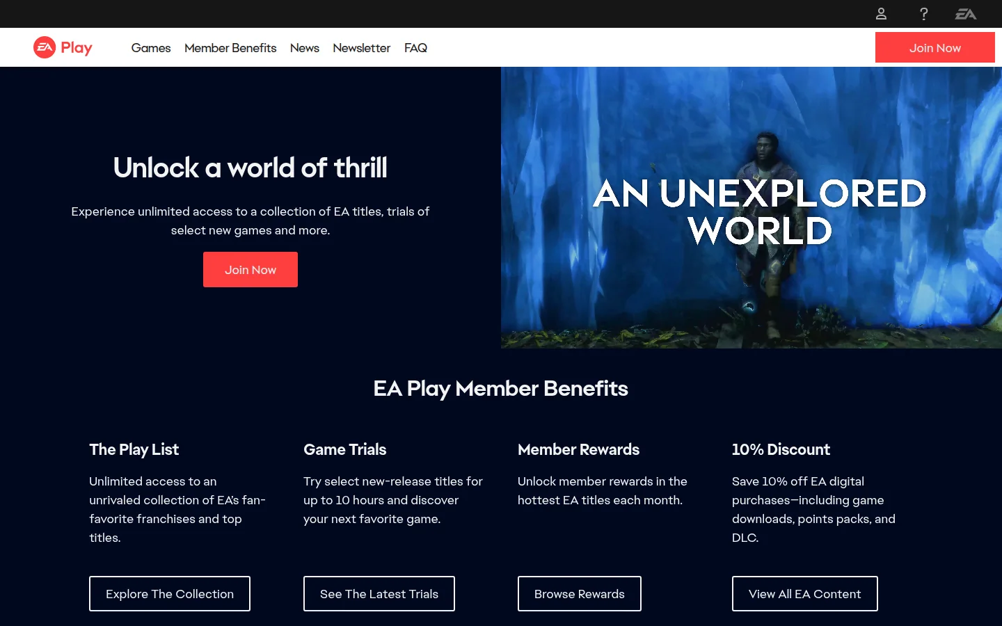 Главная EA Play