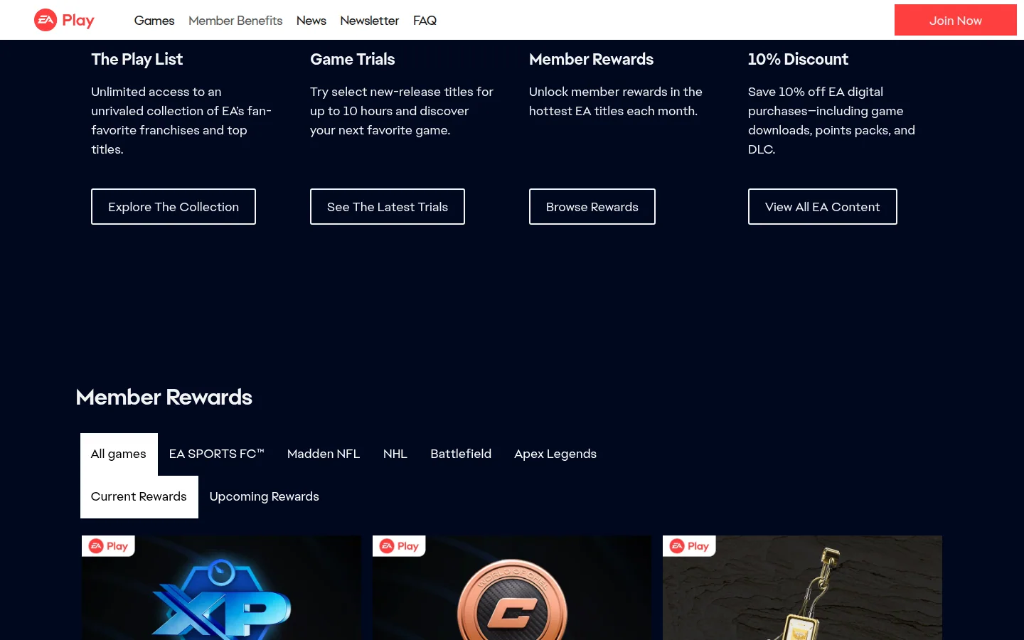 Преимущества EA Play