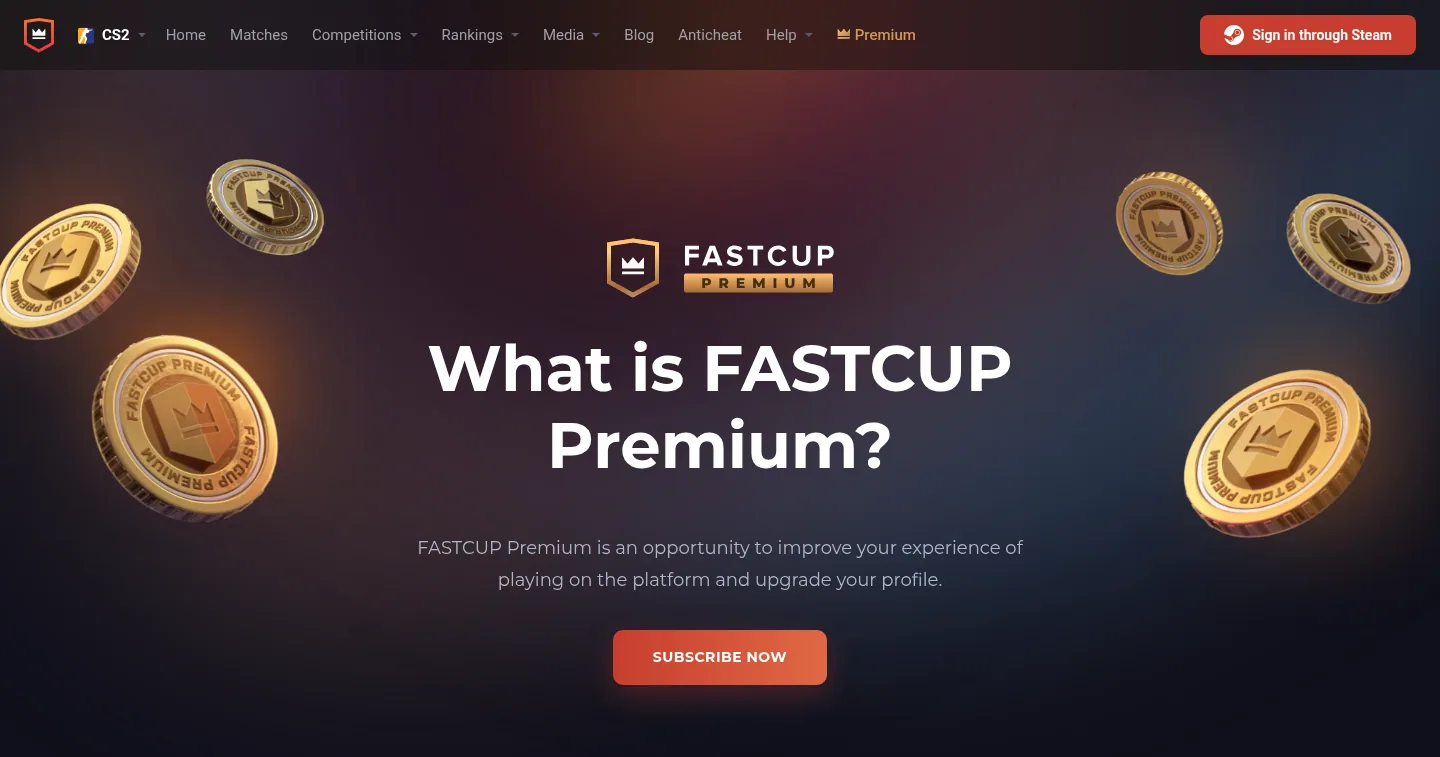 FASTCUP — страница подписки