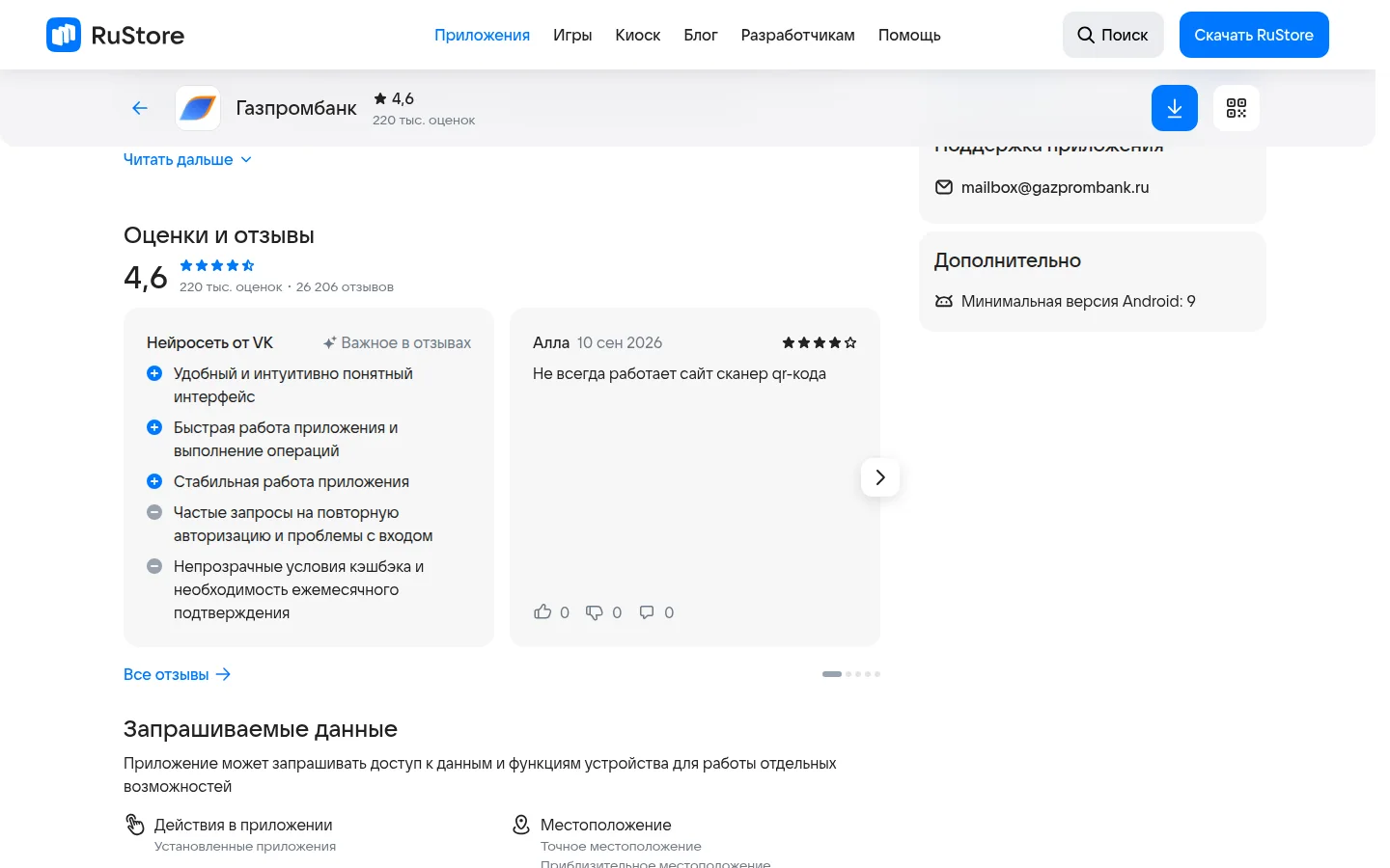 Газпромбанк — оценки и сведения