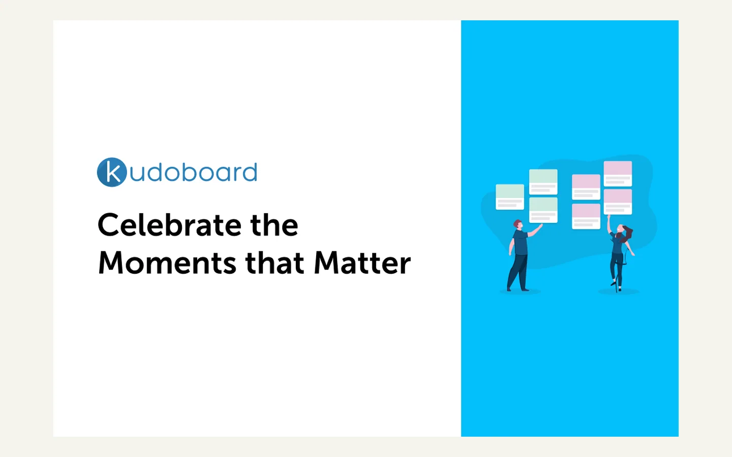 Официальная продуктовая иллюстрация сервиса Kudoboard