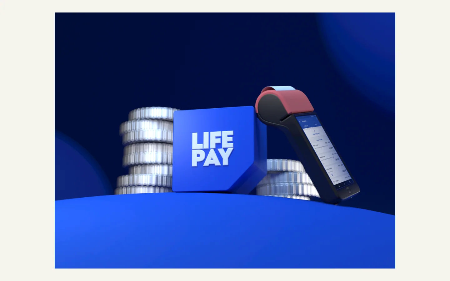 Официальная продуктовая иллюстрация сервиса LIFE PAY