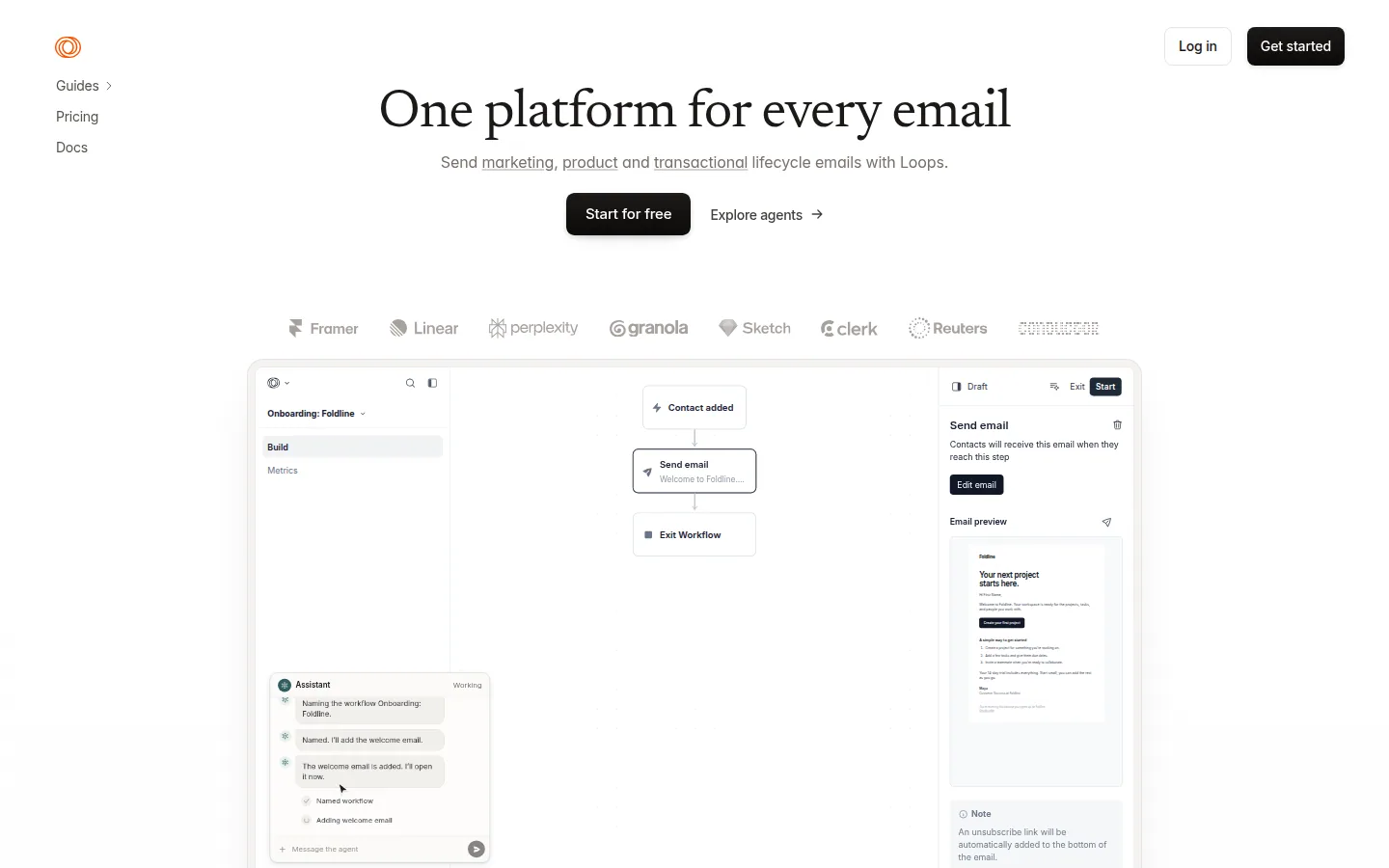 Loops для email в SaaS