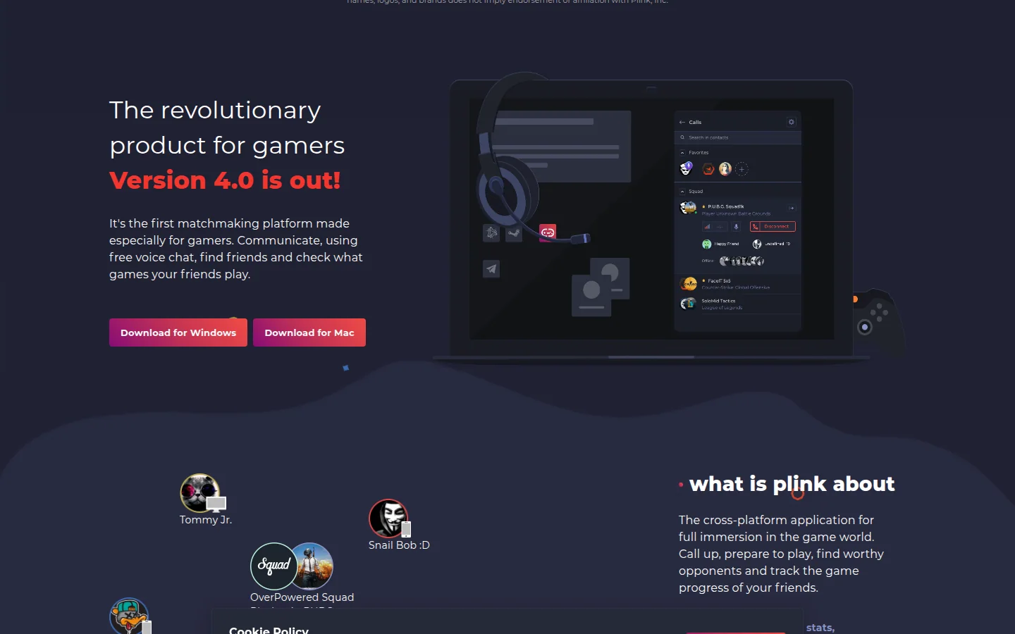 Мобильные функции PLINK