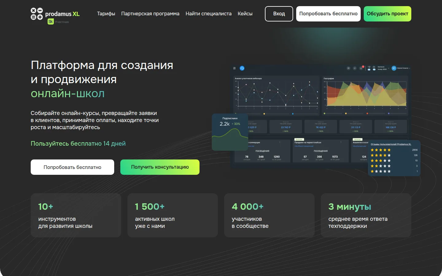 Платформа Prodamus.XL