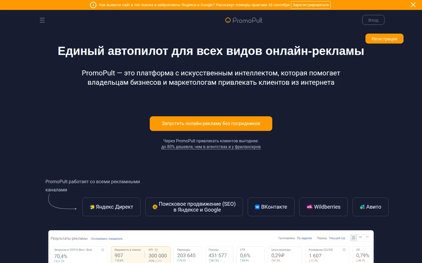 Платформа интернет-продвижения PromoPult