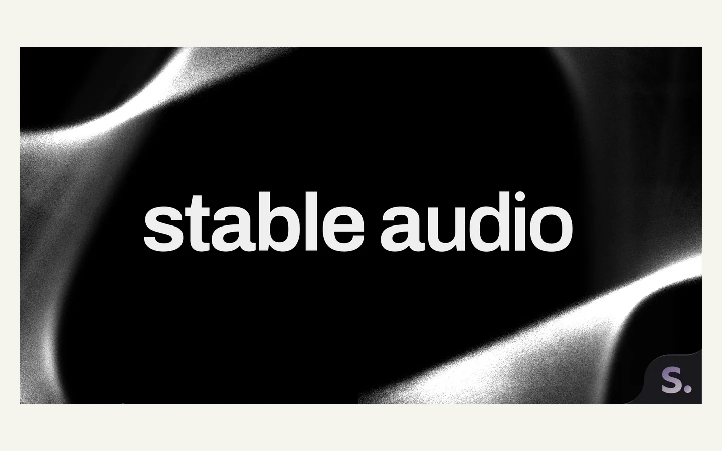 Официальная продуктовая иллюстрация сервиса Stable Audio