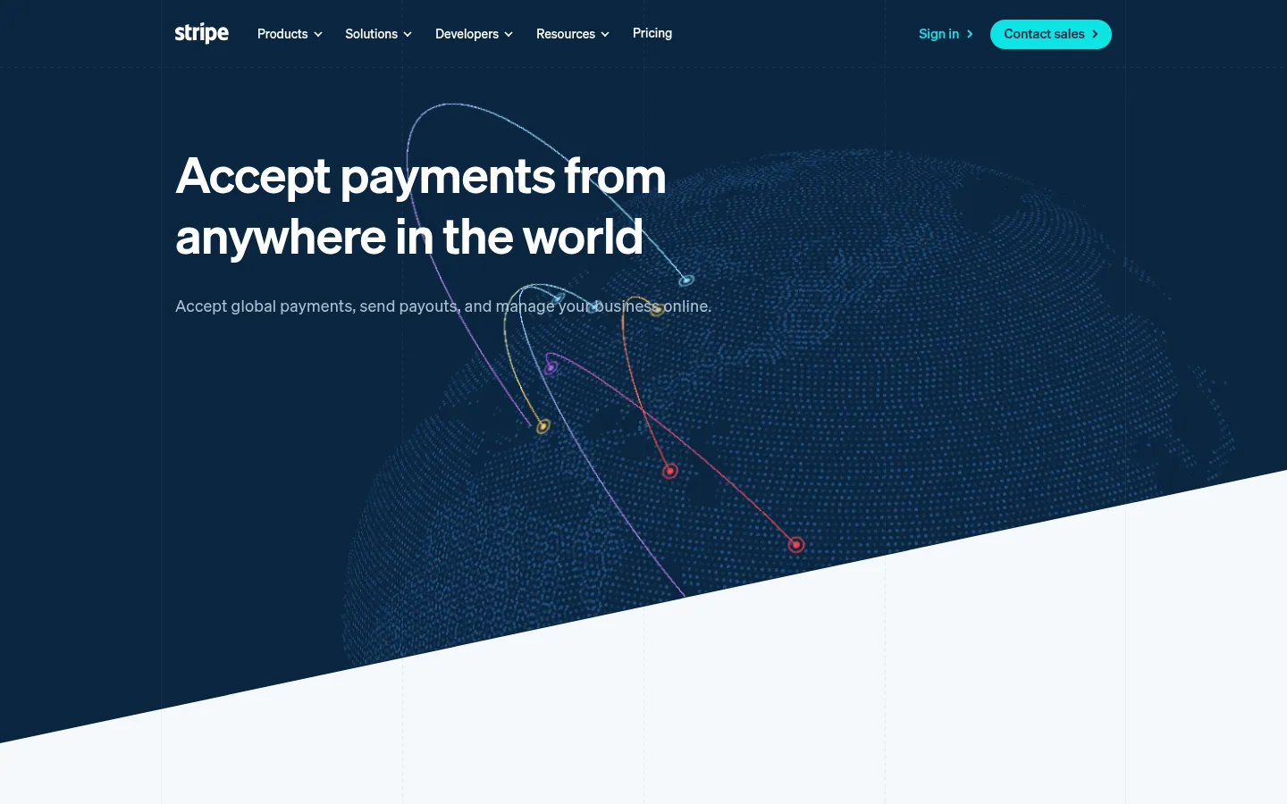 География работы Stripe