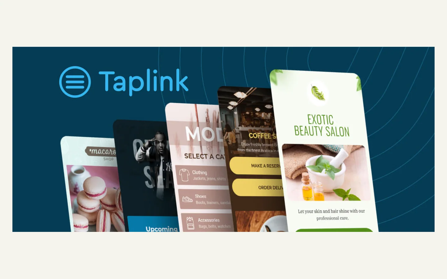 Официальная продуктовая иллюстрация сервиса Taplink