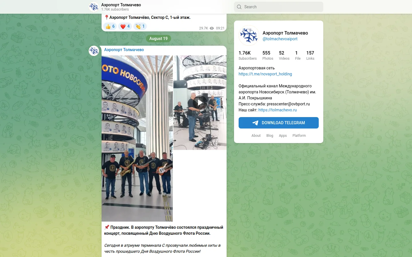 Толмачёво — дорога и терминал