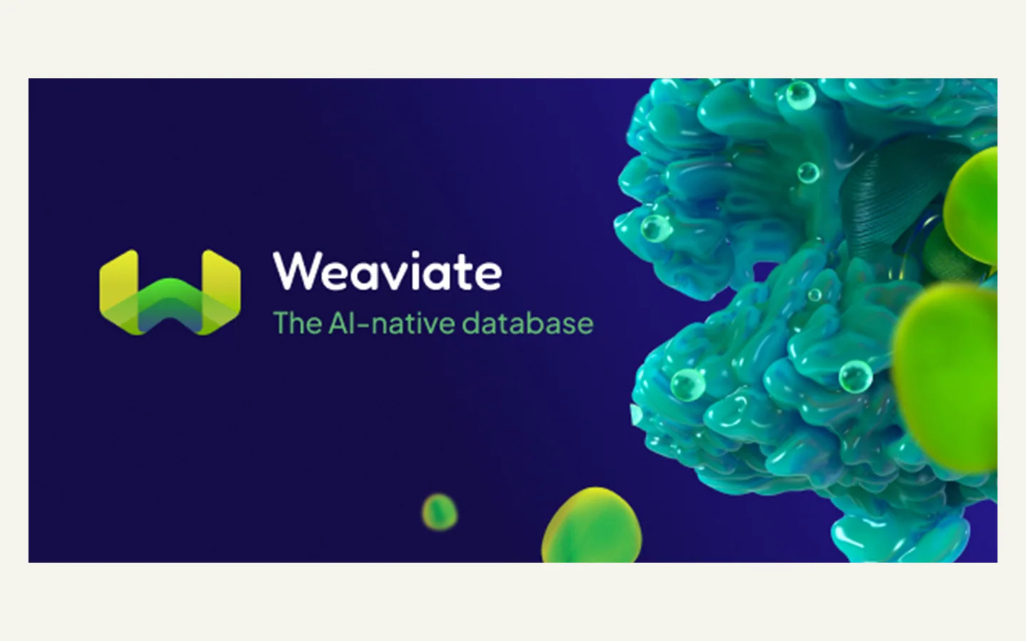 Официальная продуктовая иллюстрация сервиса Weaviate