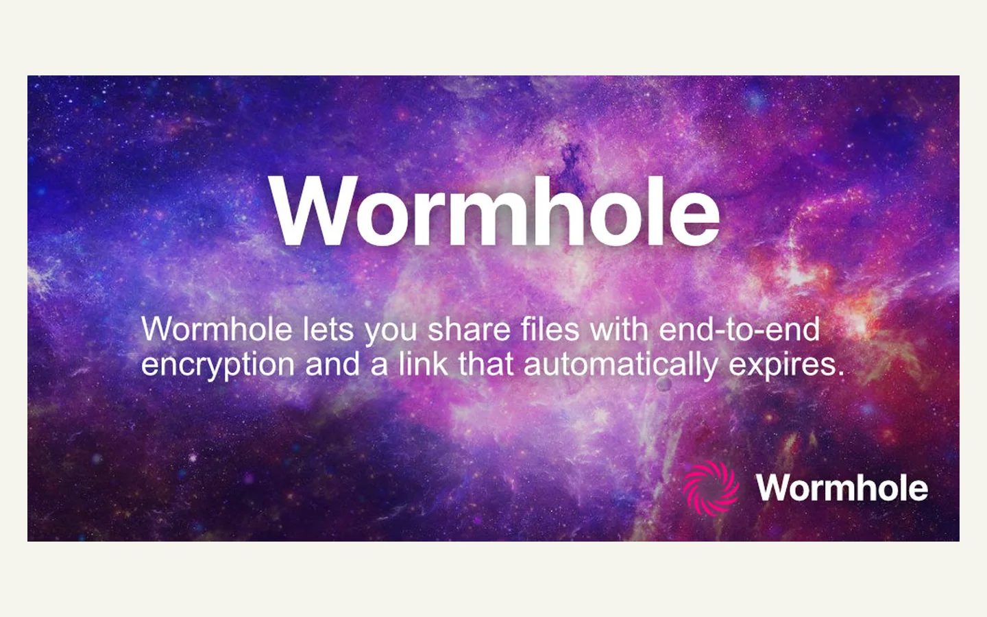 Официальная продуктовая иллюстрация сервиса Wormhole