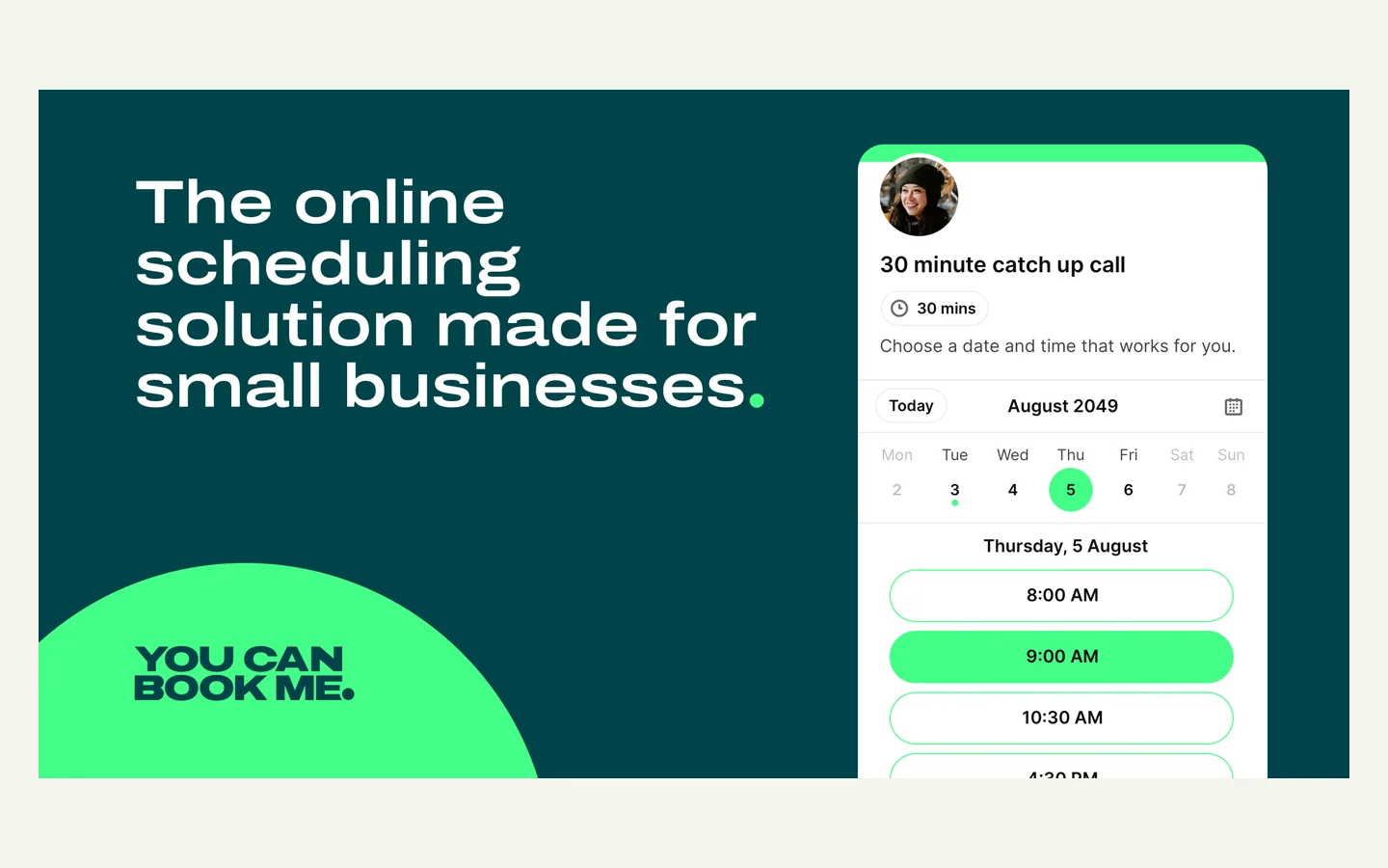 Официальная продуктовая иллюстрация сервиса YouCanBookMe