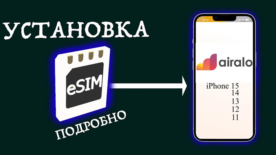 Установка eSim AirAlo Подробно #airalo #eSim