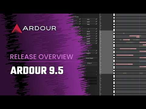 What's new in Ardour 9.5