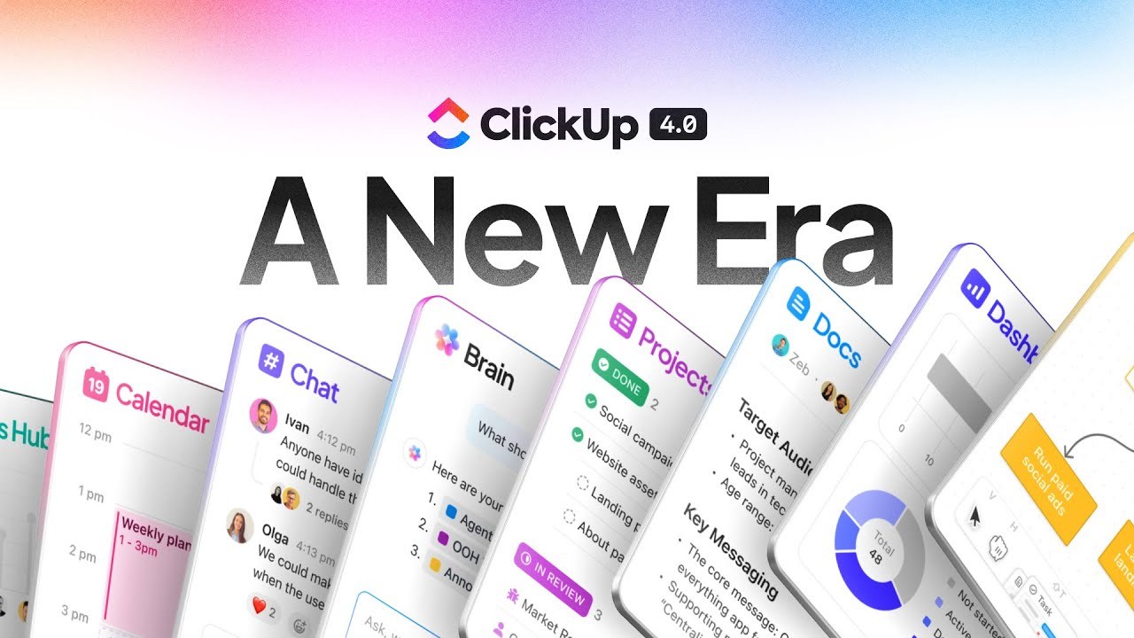 ClickUp 4.0: Converged AI Workspace