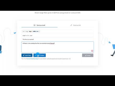 Как отправить файлы через Filemail