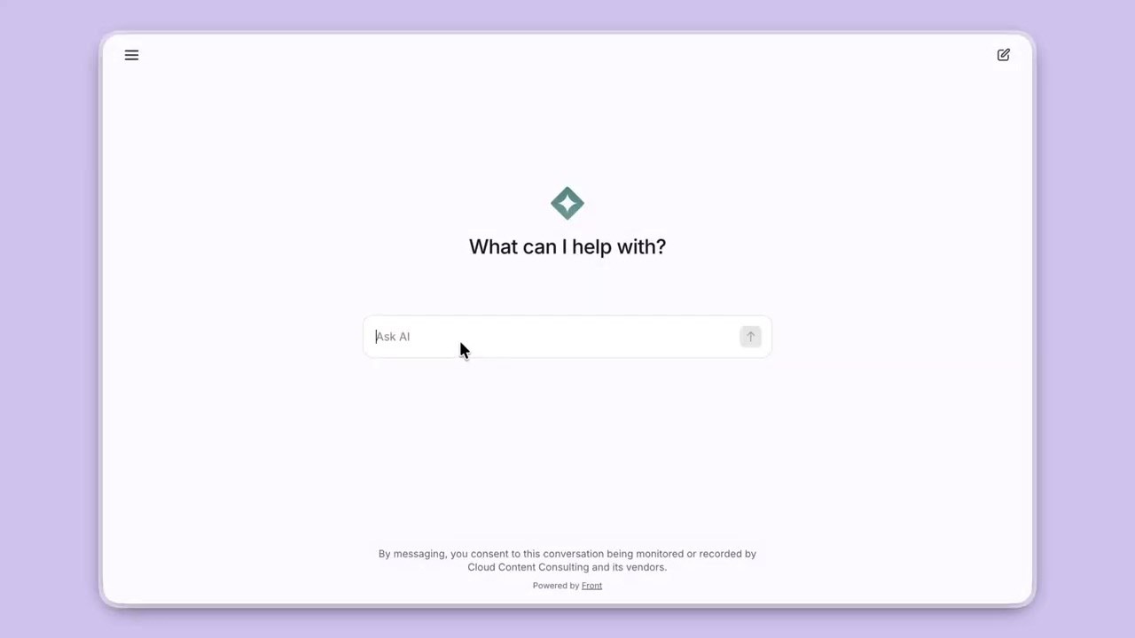 Front Product Demo: the AI command center