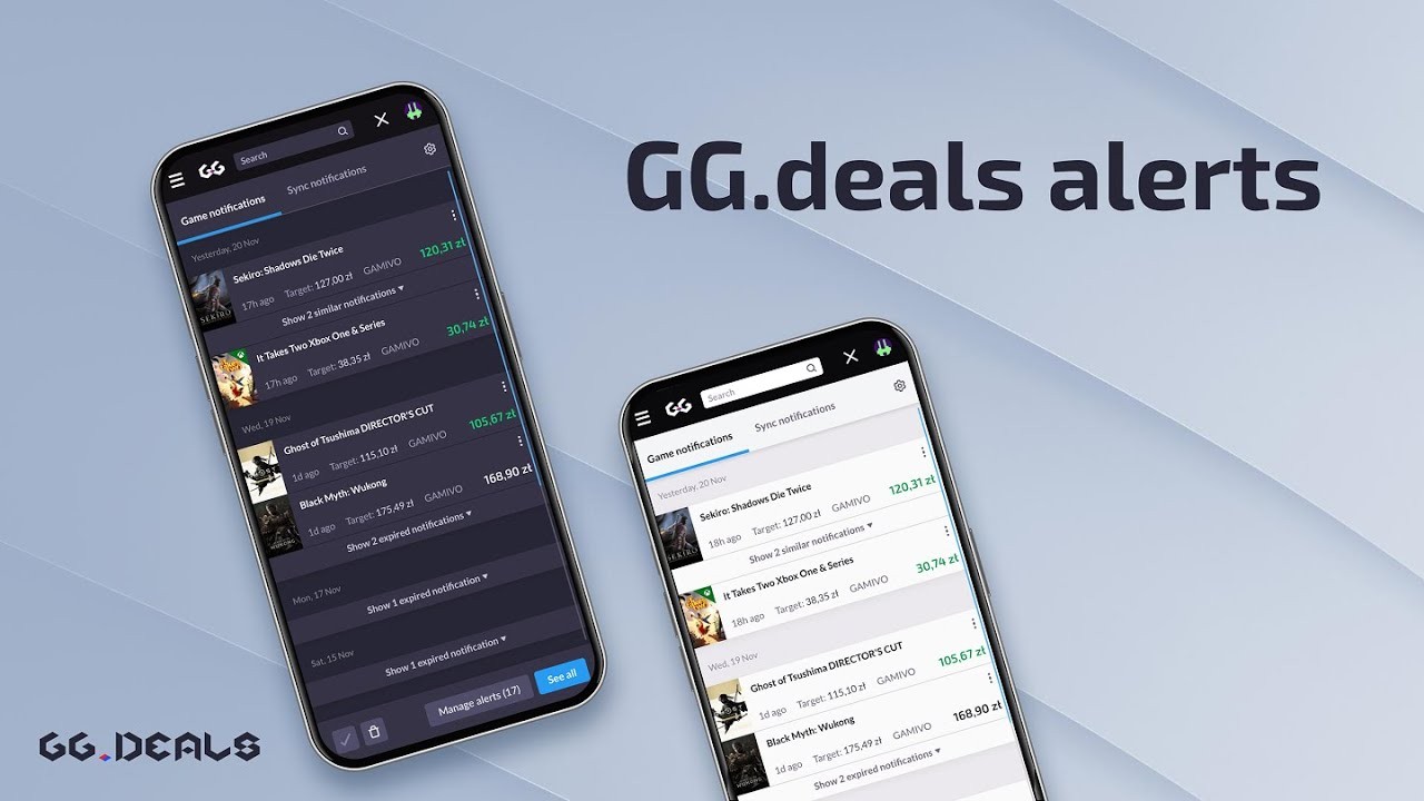 Как настроить алерт в GG.deals