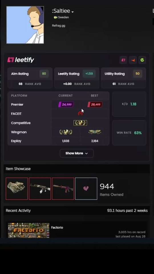 Кадр из ролика: Do you know how to see CS2 stats on Steam profiles?